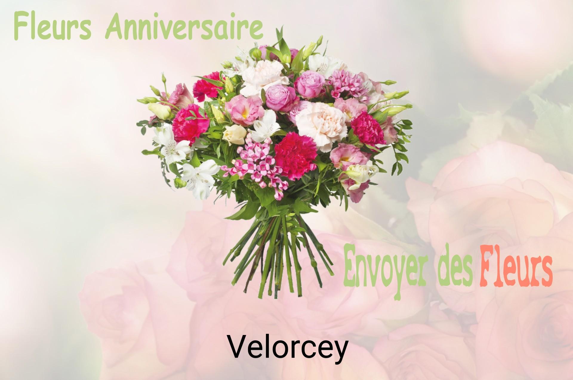 Bouquet de fleurs d’anniversaire livré à Velorcey
